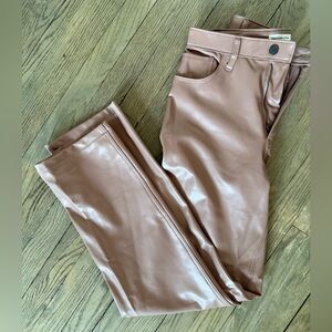 Vegan Leather Pants